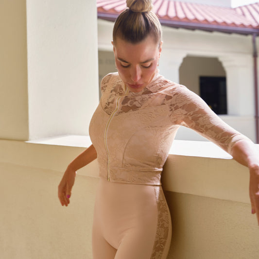 Étoile Lace Unitard Pétale-